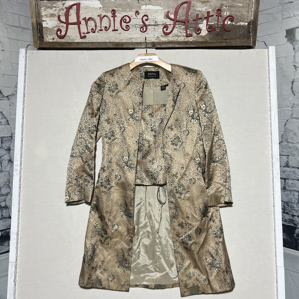 Dana Buchman Jacket/Dress WITH CORSET! RARE FIND! Ladies Size 2 Sm/Med Tailored